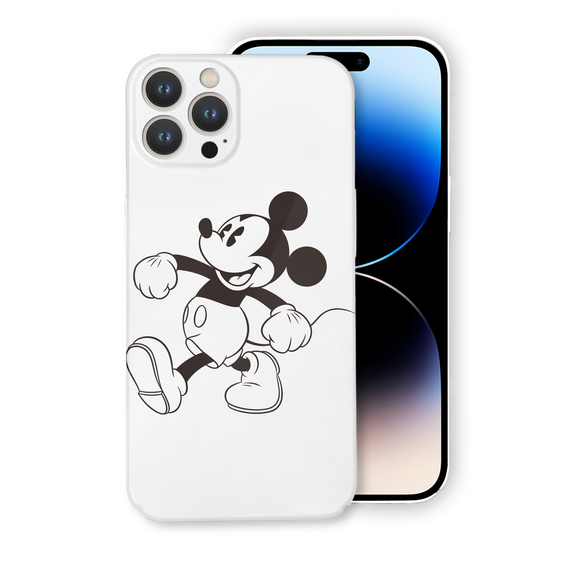 （画像用） ミッキーマウス Mickey Mouse 【iPhone 14シリーズ対応】ハードケース